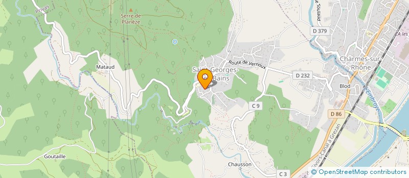 localisation de l'entreprise MONSIEUR ANTOINE LEFEBVRE  SAINT-GEORGES-LES-BAINS