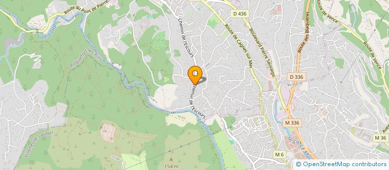 localisation de l'entreprise MONSIEUR ANTOINE LEFEZ  LA COLLE-SUR-LOUP