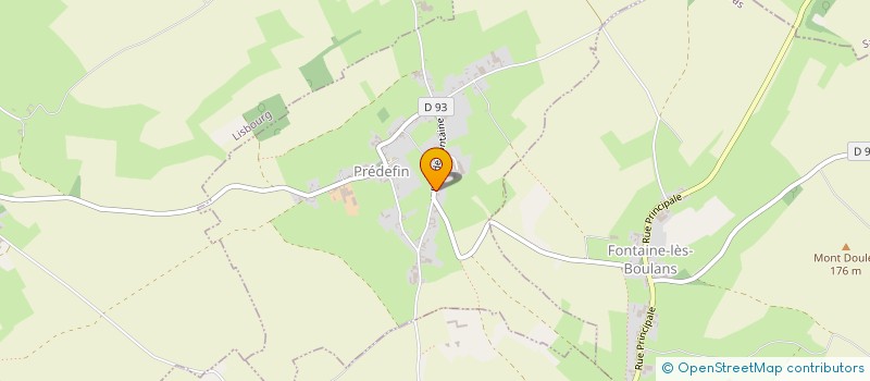 localisation de l'entreprise MONSIEUR ANTOINE LEFLON  PREDEFIN