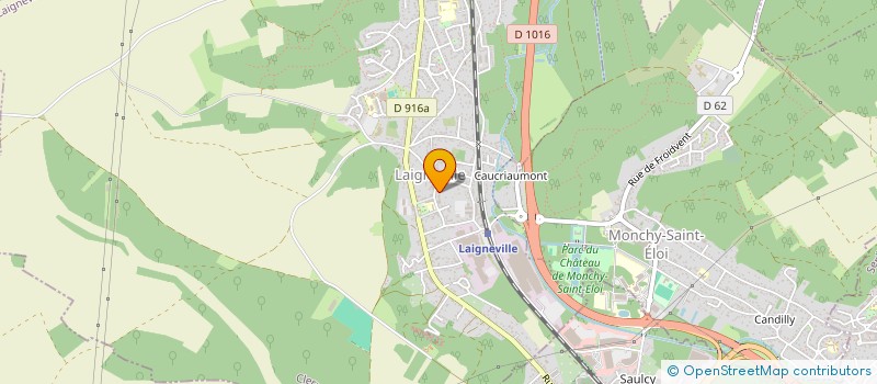 localisation de l'entreprise MONSIEUR ANTOINE LEFORT  LAIGNEVILLE