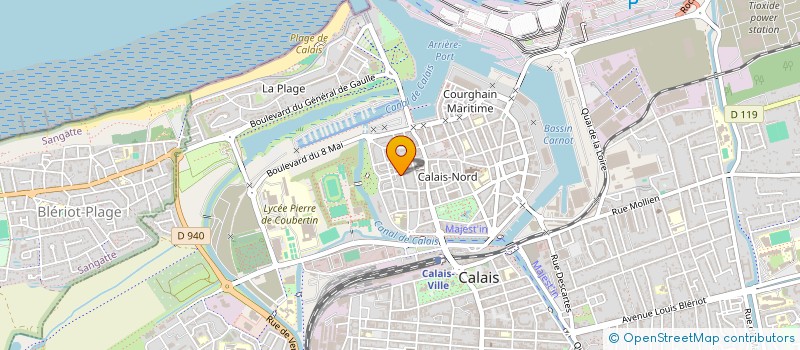 localisation de l'entreprise MONSIEUR ANTOINE LEFRANC  CALAIS