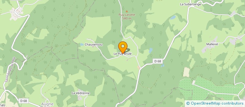 localisation de l'entreprise MONSIEUR ANTOINE LEGRAND  PEYRAT-LE-CHATEAU