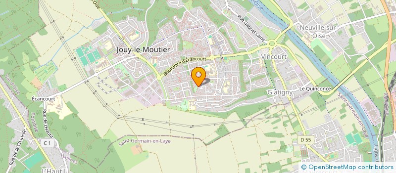 localisation de l'entreprise MONSIEUR ANTOINE LEGRAND à JOUY-LE-MOUTIER