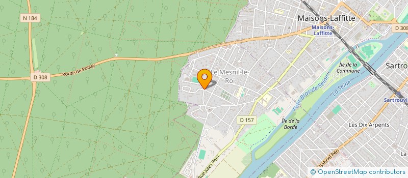 localisation de l'entreprise MONSIEUR ANTOINE LEGRAS  LE MESNIL-LE-ROI