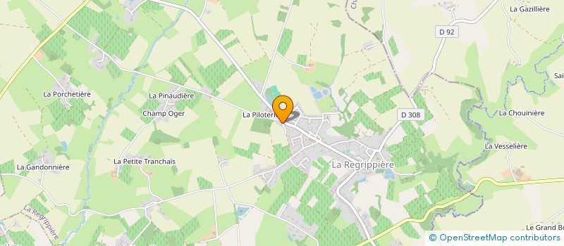 localisation de l'entreprise MONSIEUR ANTOINE LELEU  LA REGRIPPIERE