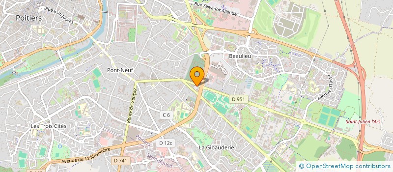 localisation de l'entreprise MONSIEUR ANTOINE LELIEVRE  BUXEROLLES