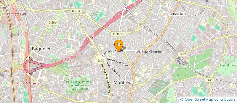 localisation de l'entreprise MONSIEUR ANTOINE LEMASSON à MONTREUIL