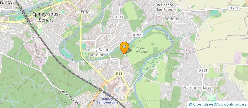 localisation de l'entreprise MONSIEUR ANTOINE LENCLOS  BRUNOY