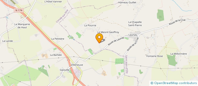 localisation de l'entreprise MONSIEUR ANTOINE LEPETIT  SAINT-JEAN-D'ELLE