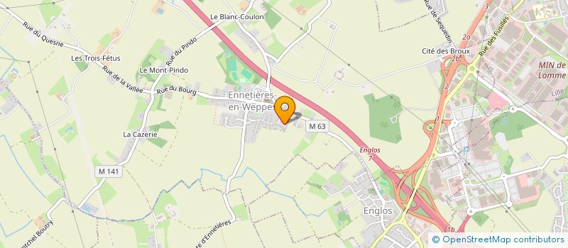 localisation de l'entreprise MONSIEUR ANTOINE LEPLAT  ENNETIERES-EN-WEPPES