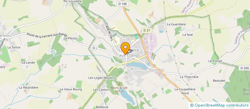 localisation de l'entreprise MONSIEUR ANTOINE LERALLU à LA FERRIERE-AUX-ETANGS