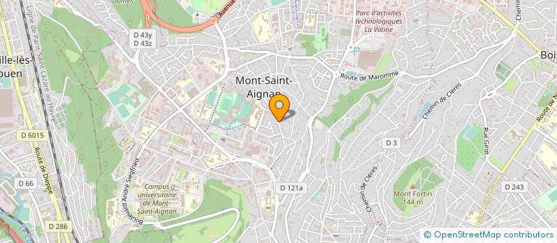 localisation de l'entreprise MONSIEUR ANTOINE LESEUR  MONT-SAINT-AIGNAN