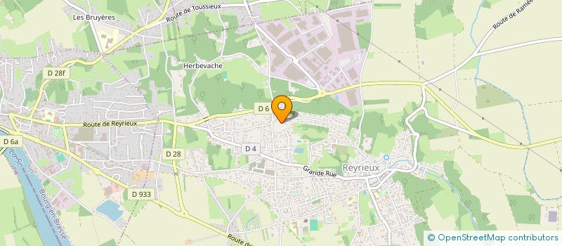 localisation de l'entreprise MONSIEUR ANTOINE LESSARD à REYRIEUX