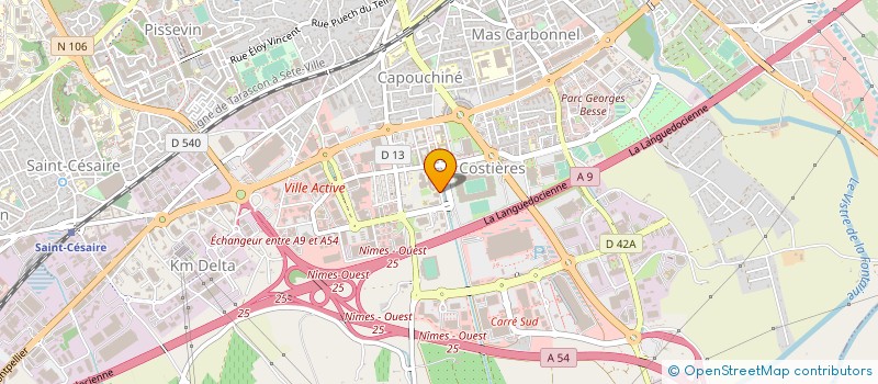 localisation de l'entreprise MONSIEUR ANTOINE LESTRINGANT à NIMES