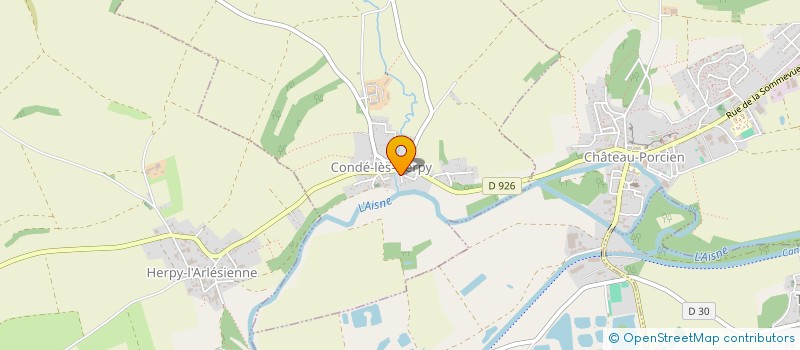 localisation de l'entreprise MONSIEUR ANTOINE LESUEUR  CONDE-LES-HERPY