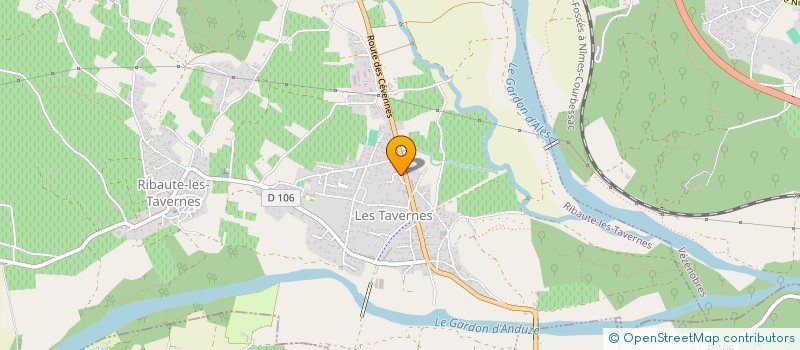 localisation de l'entreprise MONSIEUR ANTOINE LEVIEUX  RIBAUTE-LES-TAVERNES