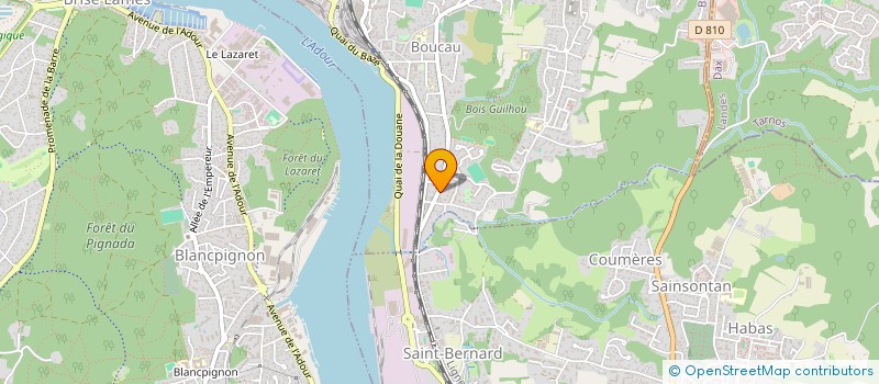 localisation de l'entreprise MONSIEUR ANTOINE LEVRAY  BOUCAU