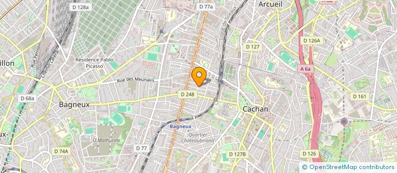 localisation de l'entreprise MONSIEUR ANTOINE LEVY  CACHAN