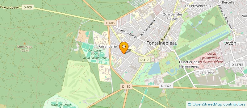 localisation de l'entreprise MONSIEUR ANTOINE LIBERMAN  FONTAINEBLEAU