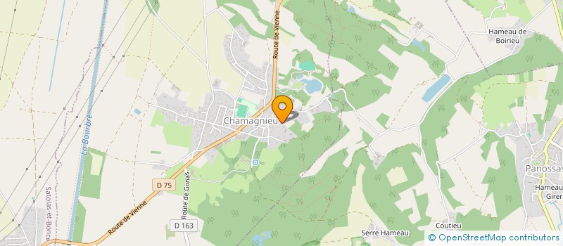 localisation de l'entreprise MONSIEUR ANTOINE LICINI  CHAMAGNIEU