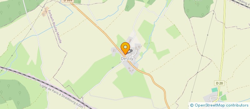 localisation de l'entreprise MONSIEUR ANTOINE LIEUGAUT  DESTRY