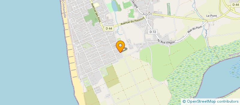 localisation de l'entreprise MONSIEUR ANTOINE LIEVRE  AGON-COUTAINVILLE