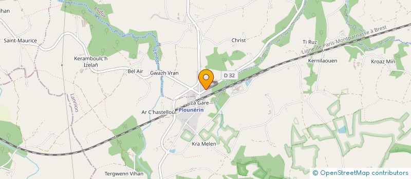 localisation de l'entreprise MONSIEUR ANTOINE LIGEON  PLUFUR