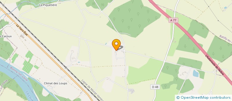 localisation de l'entreprise MONSIEUR ANTOINE LIGER  BONNY-SUR-LOIRE