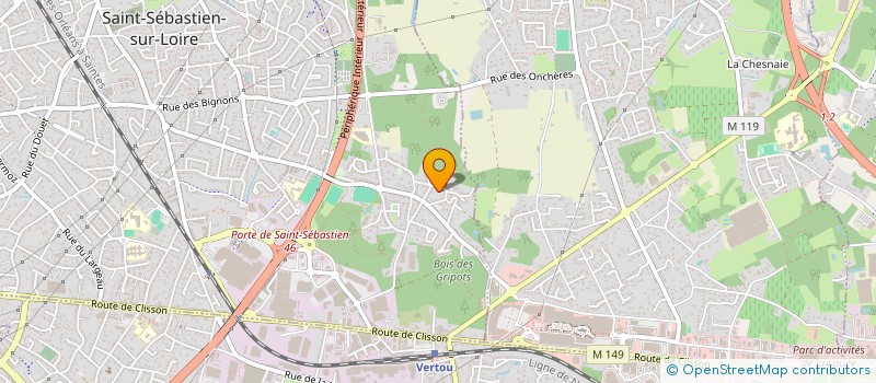 localisation de l'entreprise MONSIEUR ANTOINE LIMBERGERE  SAINT-SEBASTIEN-SUR-LOIRE