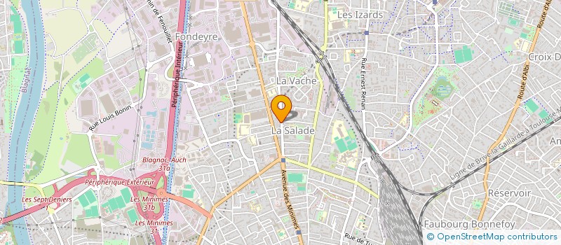 localisation de l'entreprise MONSIEUR ANTOINE LIVRIZZI  TOULOUSE