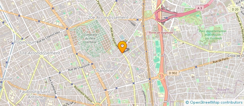 localisation de l'entreprise MONSIEUR ANTOINE LO MUNDO  PARIS