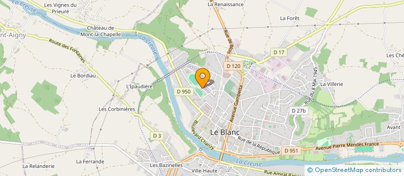 localisation de l'entreprise MONSIEUR ANTOINE LOBATO à LE BLANC