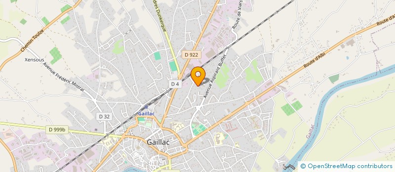 localisation de l'entreprise MONSIEUR ANTOINE LODDO  GAILLAC