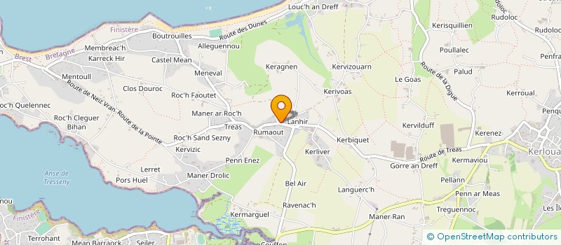 localisation de l'entreprise MONSIEUR ANTOINE LOISELET à KERLOUAN