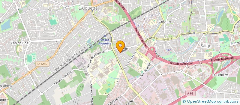 localisation de l'entreprise MONSIEUR ANTOINE LOMBART  PESSAC