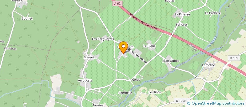 localisation de l'entreprise MONSIEUR ANTOINE LONGEQUEUE  PUJOLS-SUR-CIRON