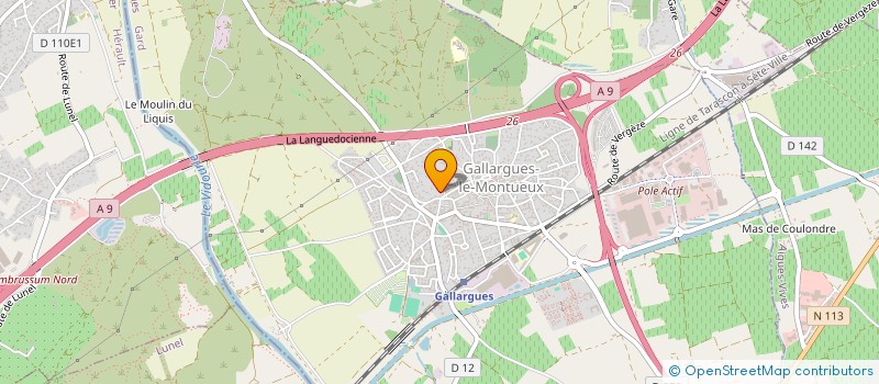 localisation de l'entreprise MONSIEUR ANTOINE LONGUET  GALLARGUES-LE-MONTUEUX