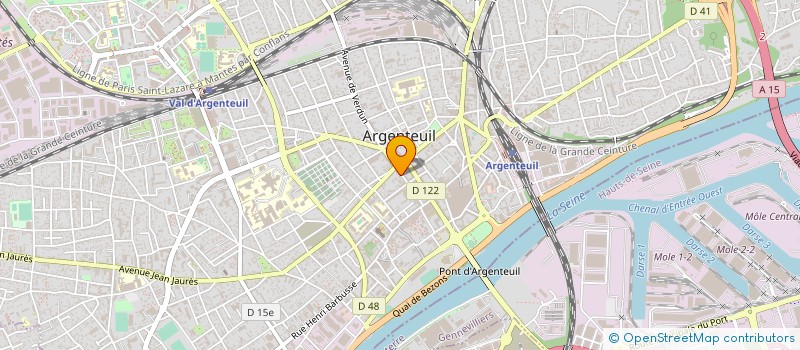 localisation de l'entreprise MONSIEUR ANTOINE LOPES  ARGENTEUIL