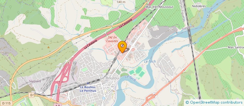 localisation de l'entreprise MONSIEUR ANTOINE LOPEZ  LE BOULOU