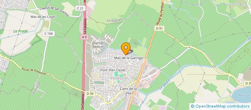 localisation de l'entreprise MONSIEUR ANTOINE LOPEZ  POLLESTRES