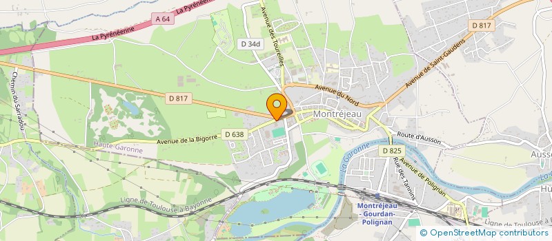 localisation de l'entreprise MONSIEUR ANTOINE LOPEZ  MONTREJEAU