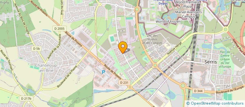 localisation de l'entreprise MONSIEUR ANTOINE LOR  MONTEVRAIN