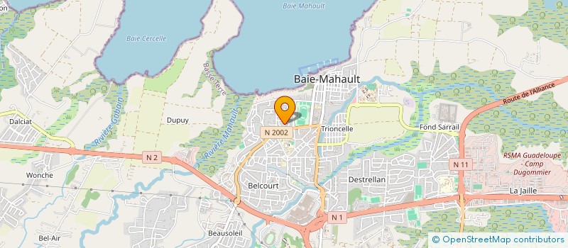 localisation de l'entreprise MONSIEUR ANTOINE LOSQ  HENNEBONT