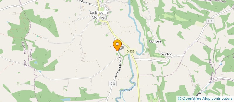 localisation de l'entreprise MONSIEUR ANTOINE LOT  LE BROUILH MONBERT