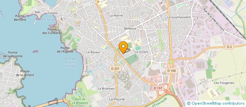 localisation de l'entreprise MONSIEUR ANTOINE LOUIS  SAINT-MALO