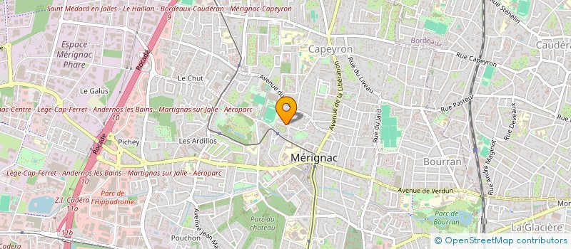 localisation de l'entreprise MONSIEUR ANTOINE LOURME  MERIGNAC