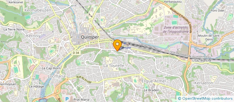 localisation de l'entreprise MONSIEUR ANTOINE LUCAS à QUIMPER