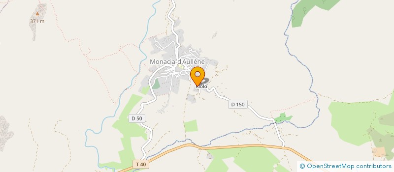 localisation de l'entreprise MONSIEUR ANTOINE LUCCHINI  MONACIA D'AULLENE