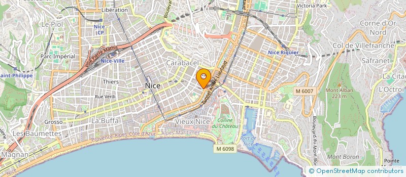 localisation de l'entreprise MONSIEUR ANTOINE LUCIANI  NICE