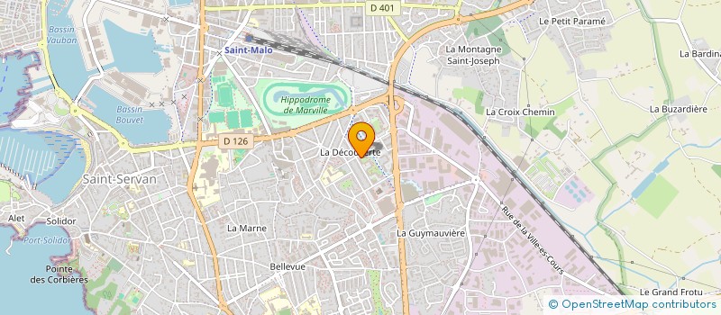 localisation de l'entreprise MONSIEUR ANTOINE LUIS  SAINT-MALO